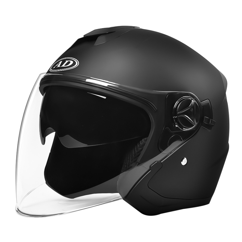 Casco da moto a faccia aperta 668 Casco da motocross a doppia visiera