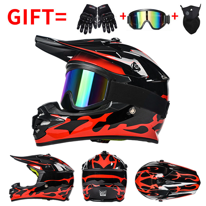 Casco fuoristrada per mountain bike per bambini RY001 Casco per moto DOT