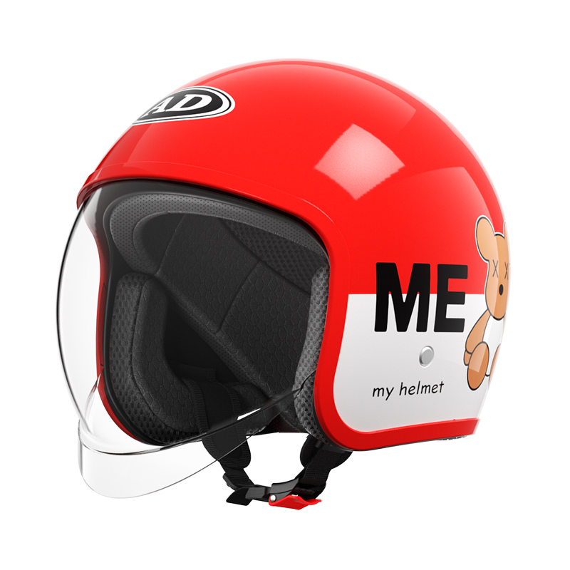 Casco da moto FG06 Kids Retro Open Face Casco da montagna fuoristrada ABS